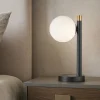 Abat jour camera da letto miloox pomi dimmerabile sfera vetro sfera bianca