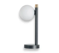 Abat jour camera da letto miloox pomi dimmerabile sfera vetro sfera bianca