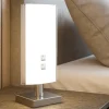 Abat jour camera da letto moderna in vetro bianco top light shadow
