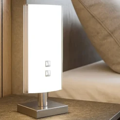 Abat jour camera da letto moderna in vetro bianco top light shadow