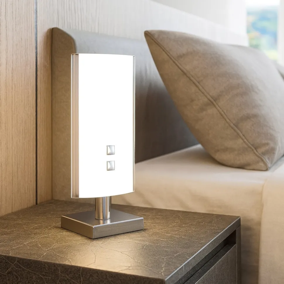 Abat jour camera da letto moderna in vetro bianco top light shadow