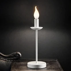 Abat-jour da comodino bianco classica ducale perenz