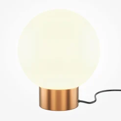 Abat jour da comodino camera da letto oro maytoni basic form