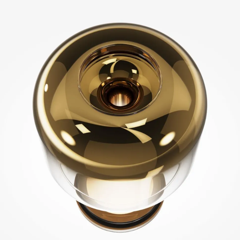 Abat-jour da comodino camera da letto maytoni spirito oro led 3000k