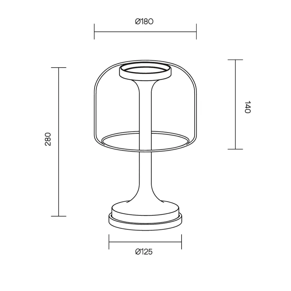 Abat-jour da comodino camera da letto maytoni spirito oro led 3000k