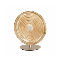 Abat-jour da comodino camera da letto ondaluce jokey led 3000k ambra