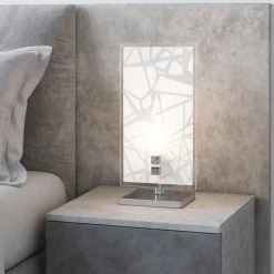 Abat-jour da comodino design moderno top light stripes