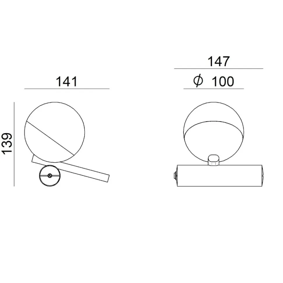 Abat jour da comodino led 3000k oro linea light rossini ca148fhgwdi