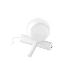 Abat jour da comodino led 6w 3000k bianca rossini tab linea light codice ca148fwhwdi