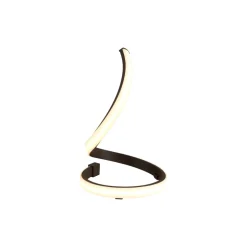 Abat-jour da comodino moderna led marrone ossido per camera da letto