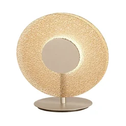 Abat-jour da comodino ondaluce lt candy led vetro ambra