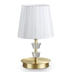 Abat jour da comodino pegaso tl1 oro per camera da letto