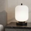 Abat jour lampada camera da letto nera bianca per moderna