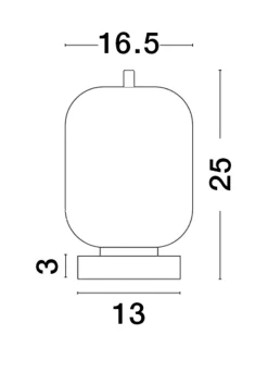 Abat jour lampada camera da letto nera bianca per moderna