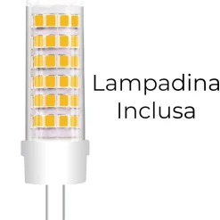 Abat-jour lampada da comodino moderna nera per camera da letto