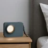 Abat-jour lampada da comodino macchina fotografica moderna blu grigio