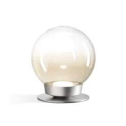 Abat jour lampada da comodino sfera 25cm di vetro miloox jotto