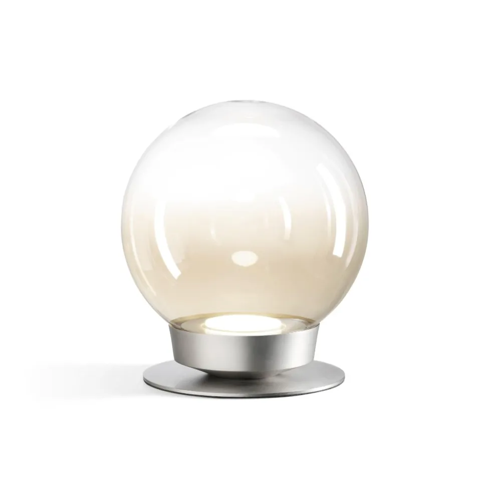 Abat jour lampada da comodino sfera 25cm di vetro miloox jotto