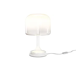 Abat-jour lampada da comodino maytoni spirito vetro bianco led 3000k