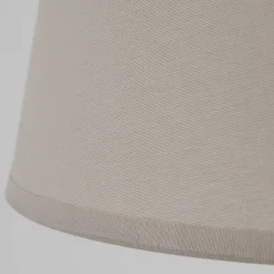 Abatjour lampada da comodino sabbia con paralume per camera da letto moderna
