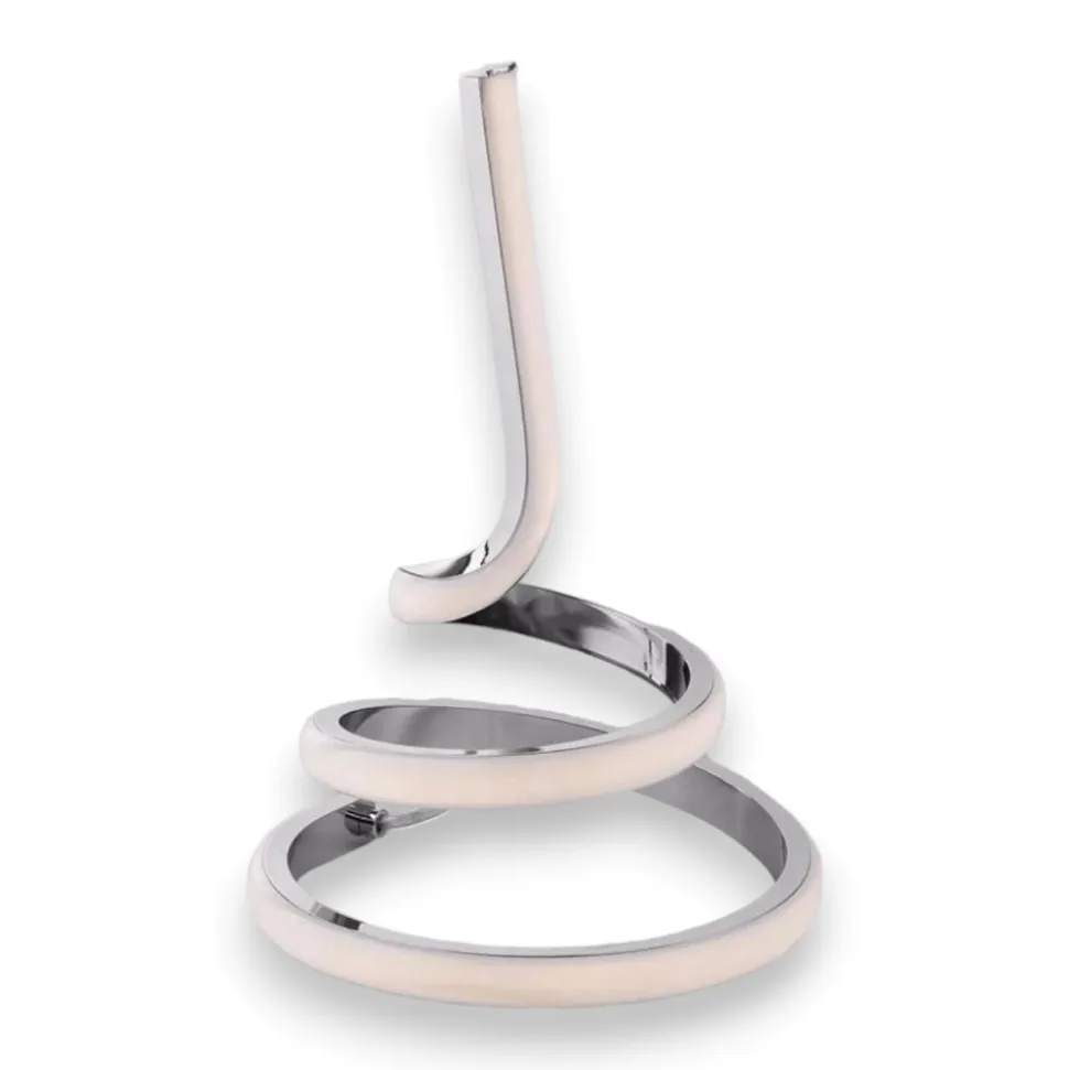 Abat-jour lampada da comodino ricciolo moderna led 15w 4500k fp