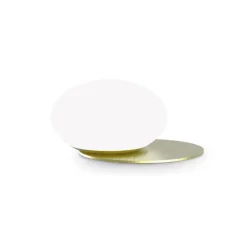 Abat-jour lampada ideal lux ninfea tl1 ottone da comodino
