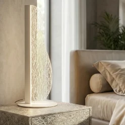 Abat-jour lampada per camera da letto vela led design moderna