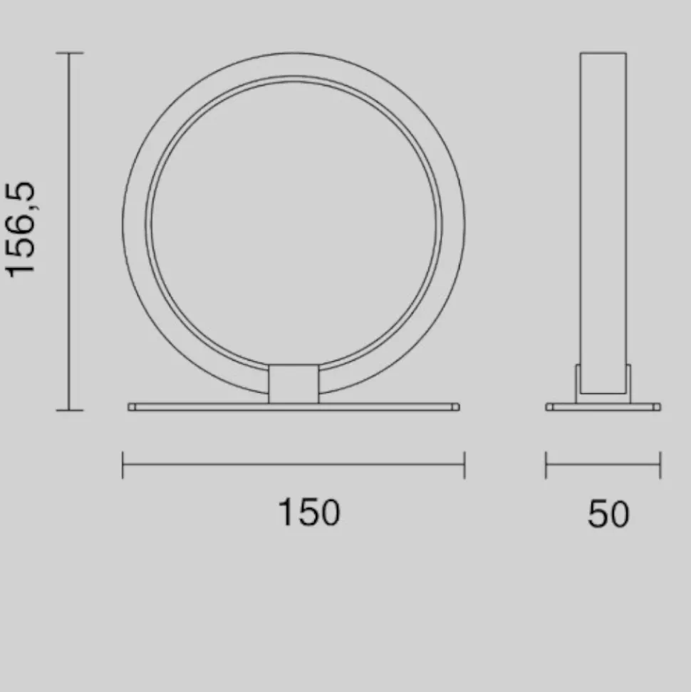 Abat-jour nera lampada da comodino per camera da letto moderna