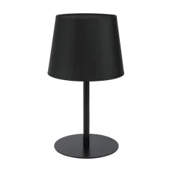 Abat-jour nera moderna per comodini camera da letto