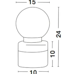Abat-jour per camera da letto grigio oro