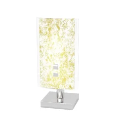 Abat-jour vetro foglia oro top light shadow