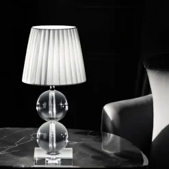 Abat-jur camera da letto di vetro cristallo abatjour fp