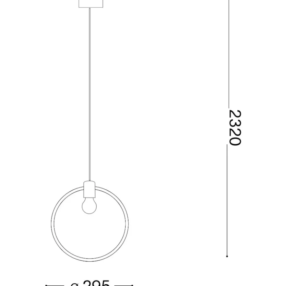 Abc sp1 round ideal lux round lampadario particolare cerchio ottone oro
