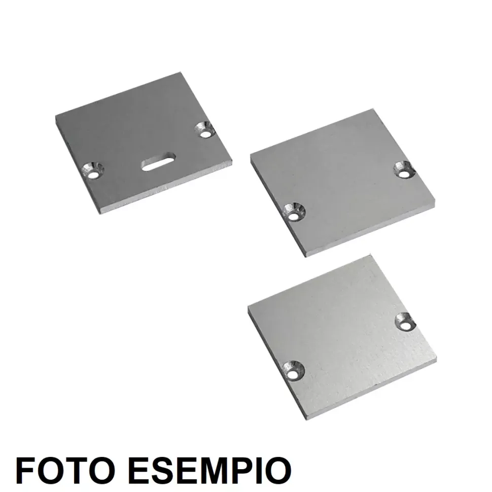Accessori tappi di chiusura 3pz grigio per diffusore alto profilo strip