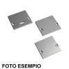 Accessorio tappi di chiusura 3pz bianco per diffusore basso profilo strip