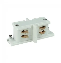 Accessorio connettore lineare per binario trifase bianco