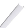Accessorio diffusore policarbonato bianco opale alto per profilo