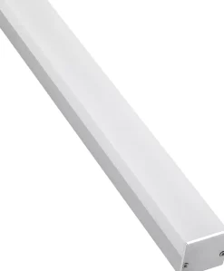 Accessorio diffusore policarbonato bianco opale alto per profilo