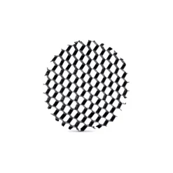 Accessorio filtro anti-abbagliamento a nido d'ape 4cm per faretti ego