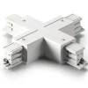 Accessorio giunto a x per connessione elettrica meccanica binario trifase bianco gea luce