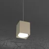 Accessorio kit lampada a sospensione sabbia per binario monofase bianco