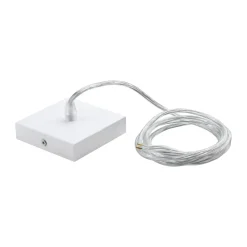 Accessorio kit rosone e cavo elettrico bianco sospensione pannello led eglo