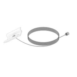 Accessorio kit staffa e cavo per binario bianco a sospensione monofase