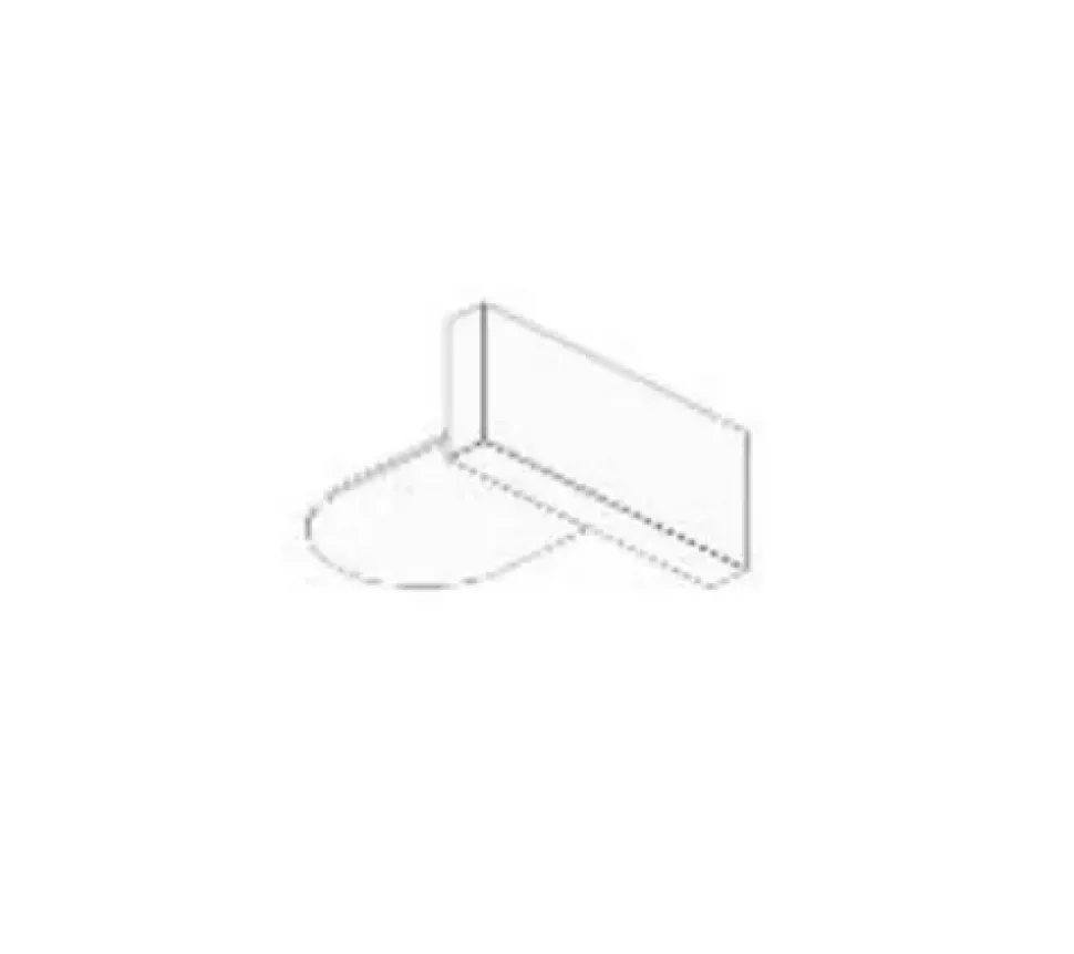Accessorio per binario bianco tappo di chiusura