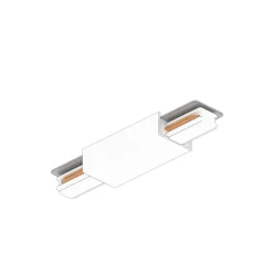 Accessorio per unione binari monofase alimentazione centrale bianco