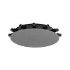 Accessorio rosone 12 fori metallo nero opaco opaco gea luce
