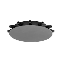 Accessorio rosone 12 fori metallo nero opaco opaco gea luce