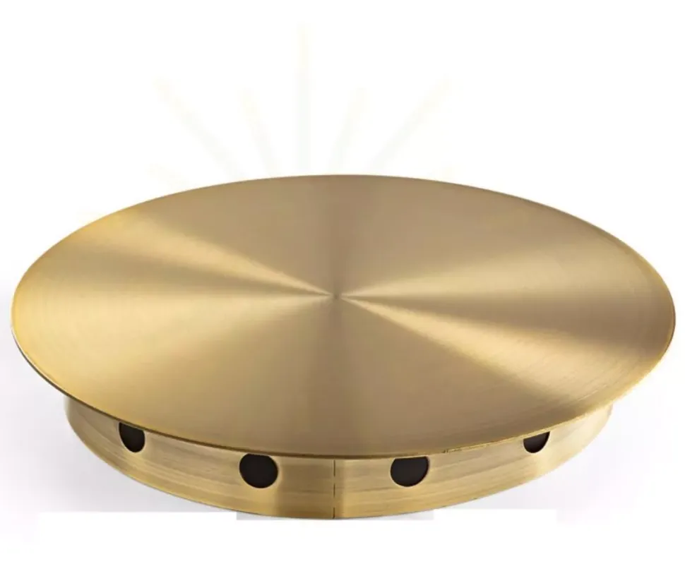 Accessorio rosone metallo ottone 12 fori gea luce