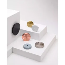 Accessorio rosone metallo ottone 12 fori gea luce