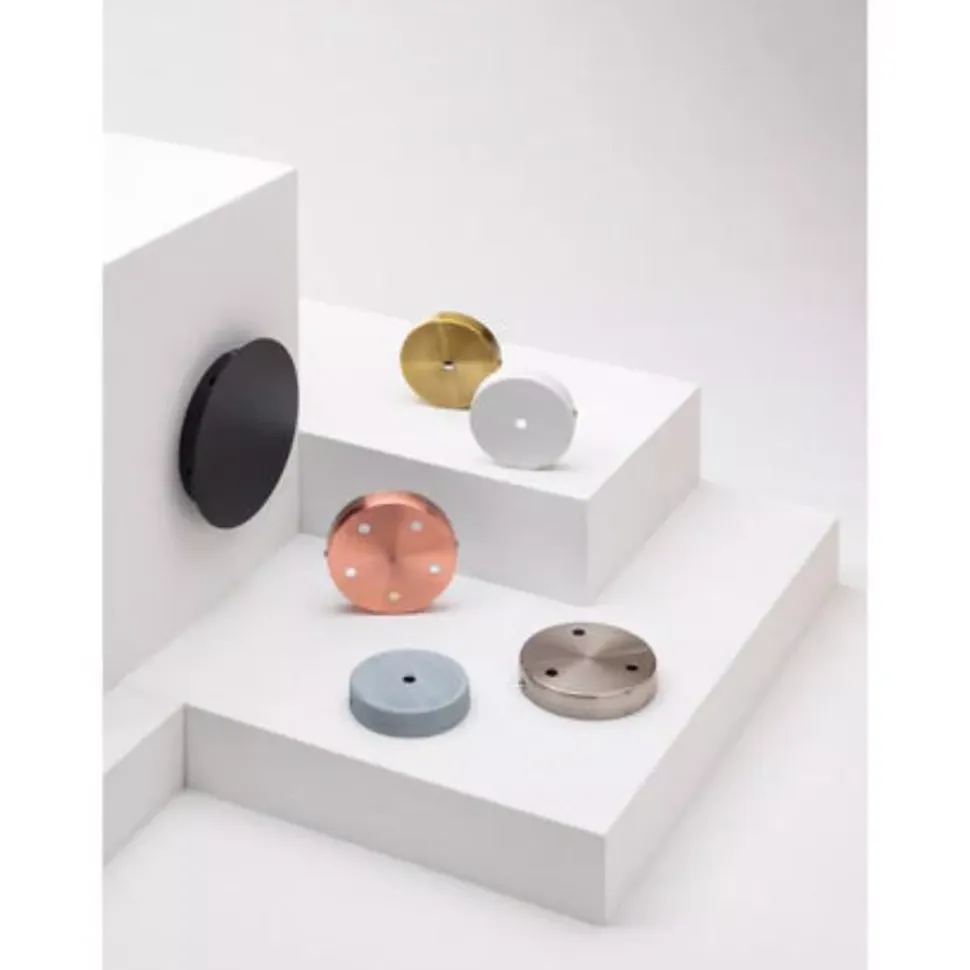 Accessorio rosone metallo ottone 12 fori gea luce